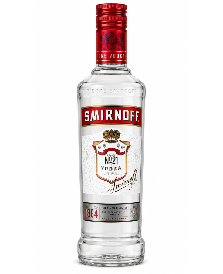 SMIRNOFF Vodka GLASS - 750ML - SINGLE