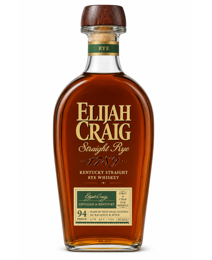 Elijah Craig Toasted Barrel Kentucky Straight Rye Whiskey - 750ML - SINGLE