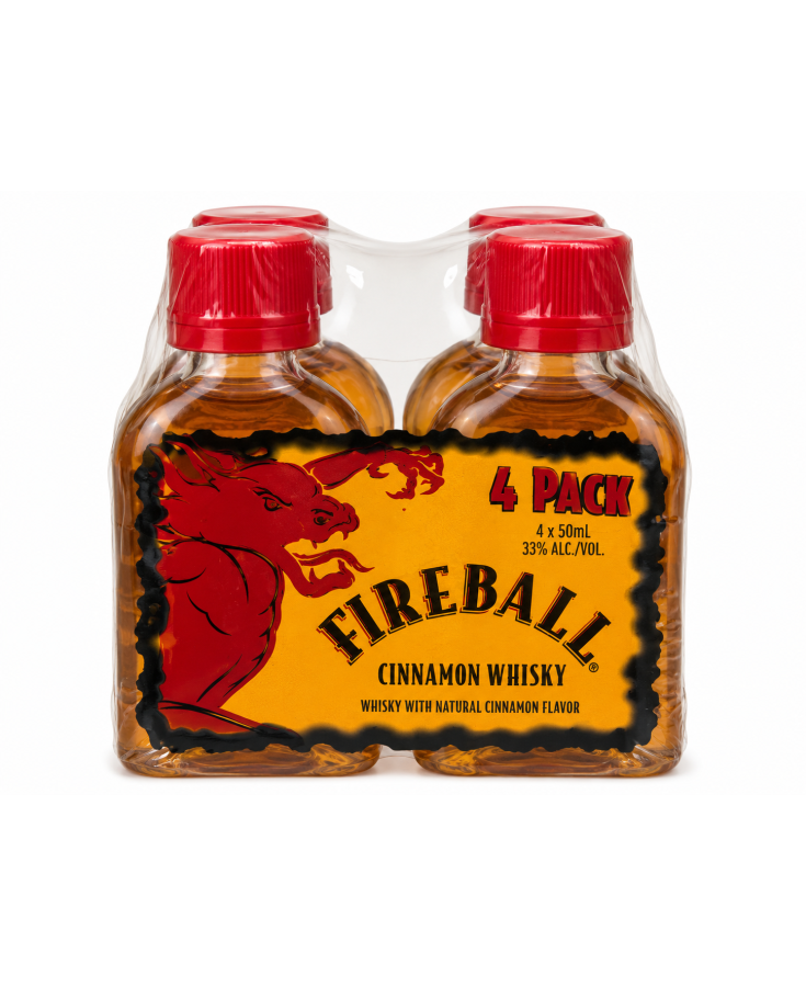 FIREBALL 4 PACK - 50ML