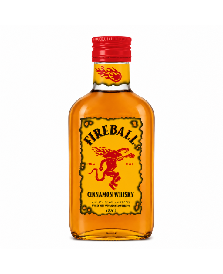 FIREBALL CINNAMON WHISKEY - 200ML - SINGLE