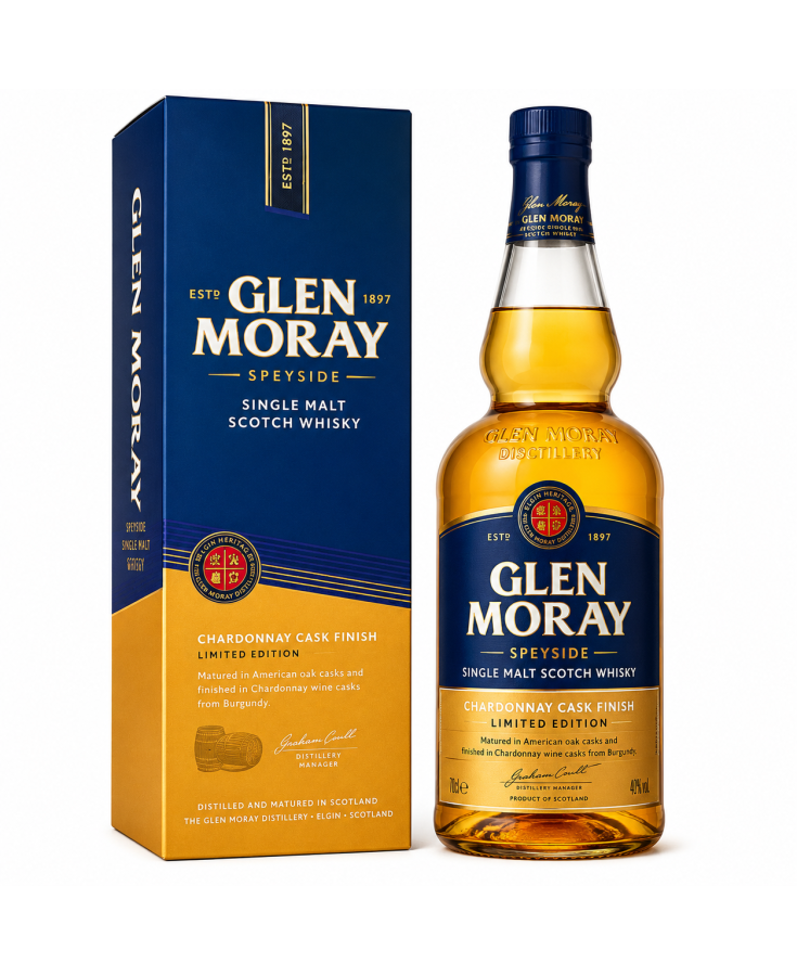 GLEN MORAY CHARDONNAY CASK - 750ML - SINGLE