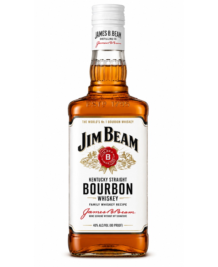 JIM BEAM BOURBON GLASS 750 ML - 750ML - SINGLE