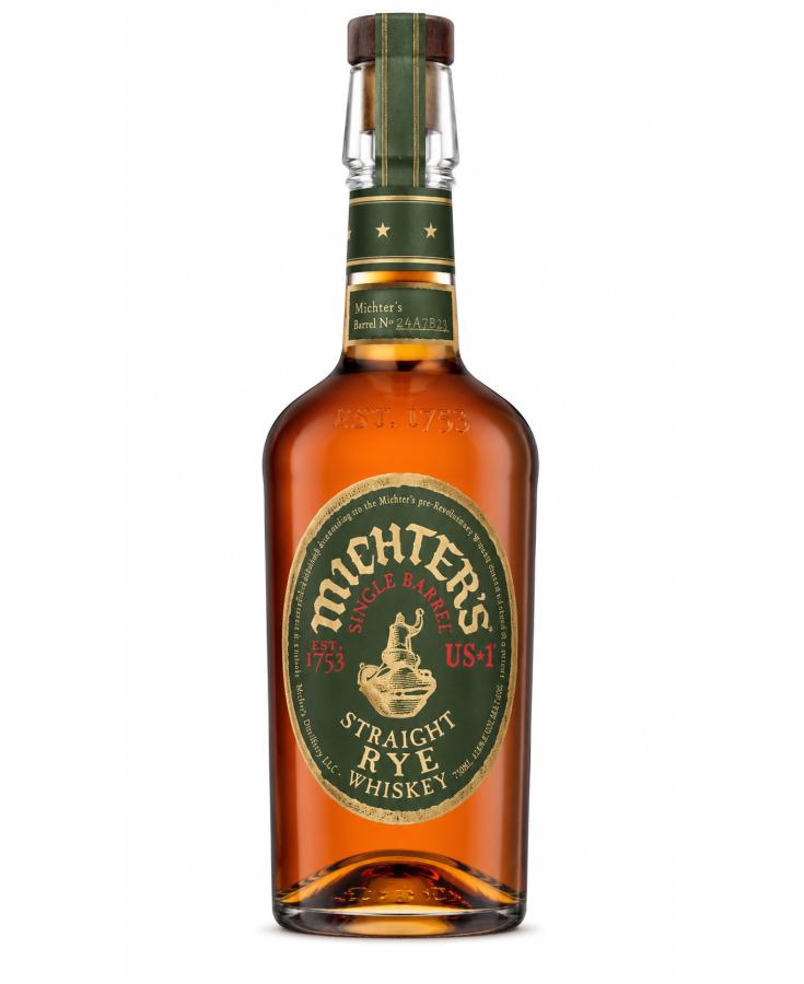 MICHTER'S STRAIGHT RYE - 750ML - SINGLE
