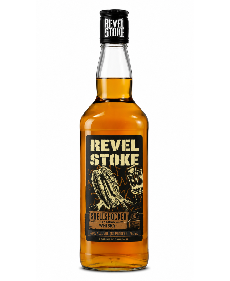 REVEL STOKE SHELLSHOCKED PECAN WHISKEY - 750ML - SINGLE