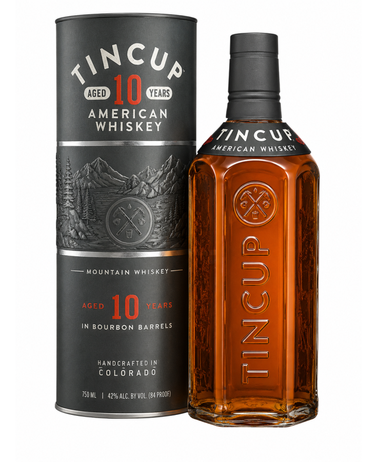 TINCUP 10 YEAR AMERICAN WHISKEY - 750ML