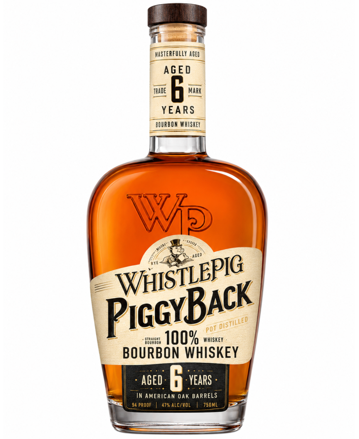 WHISTLEPIG PIGGY BACK AGED 6 YEARS 100 PROOF - 750ML - SINGLE